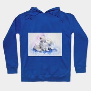 cat and dog Hoodie